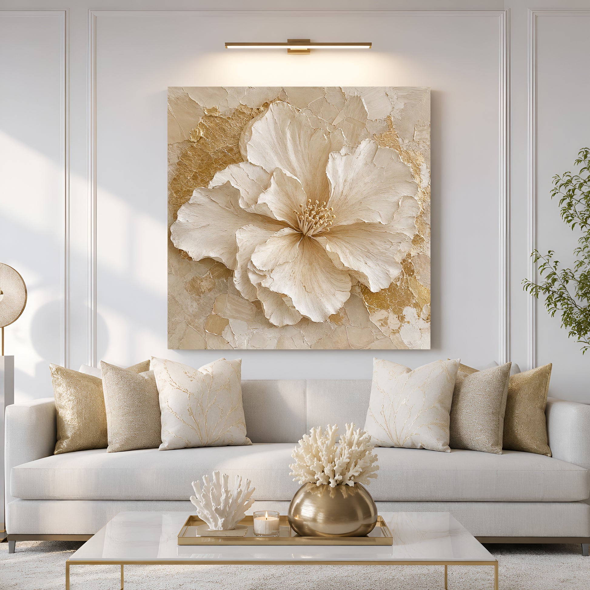 Ivory Bloom Elegance II