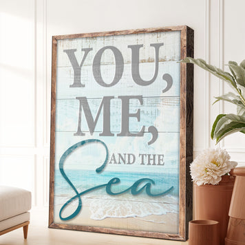 You Me and the Sea Coastal Sign II