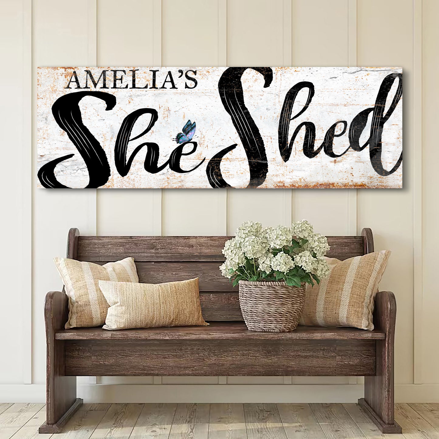 Personalized She Shed Sign VIII