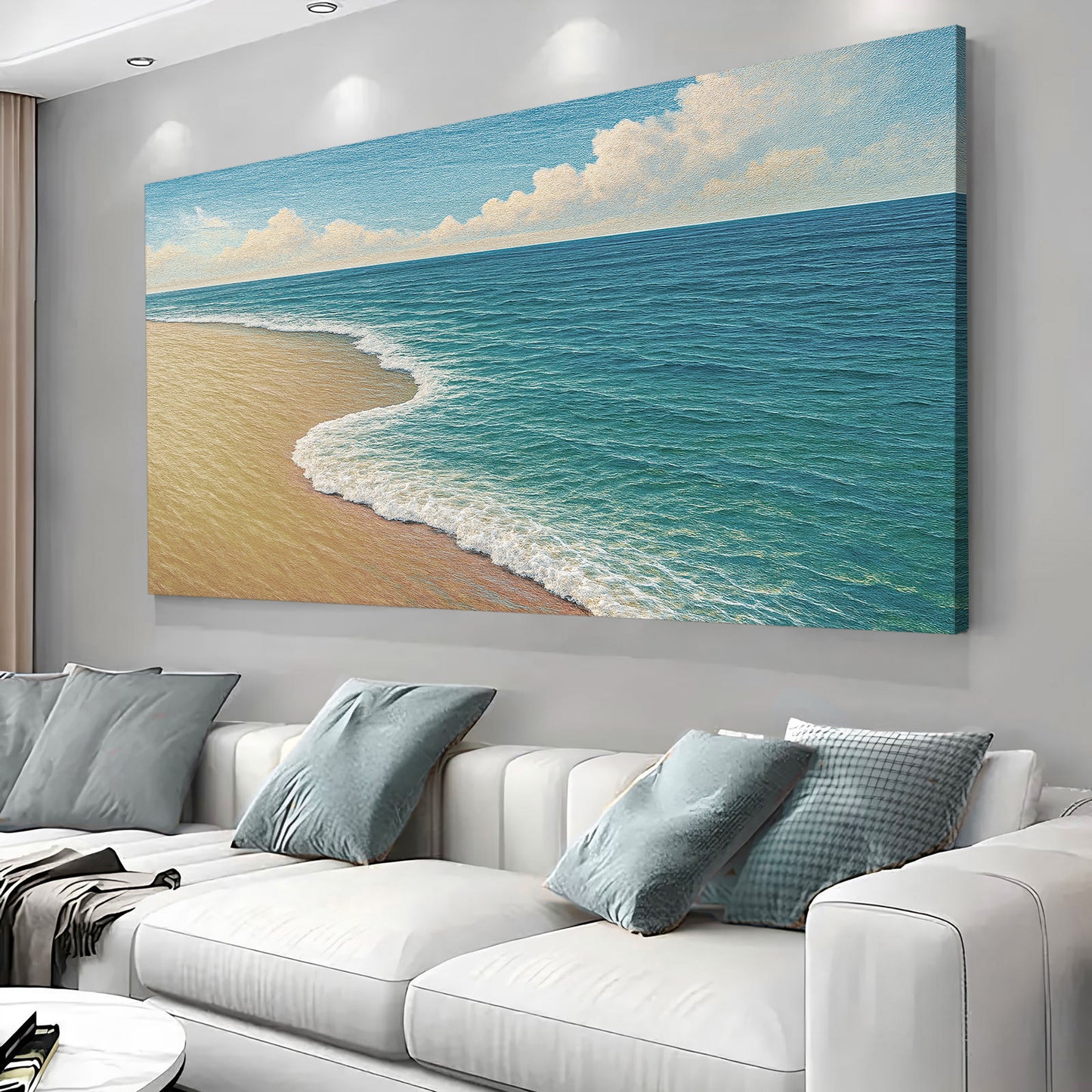 Beach Shoreline Coastal Wall Art XI