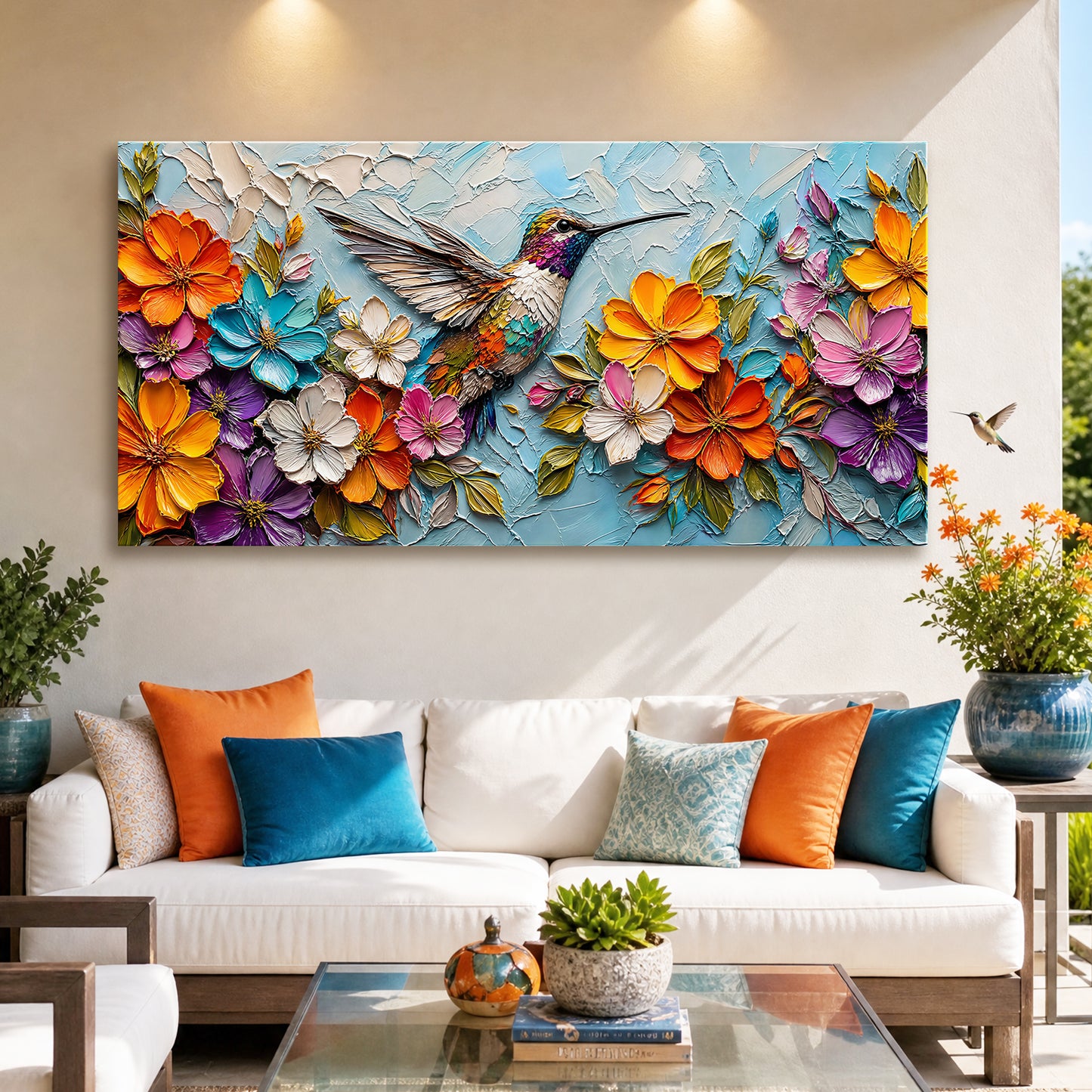 Radiant Garden Songbird