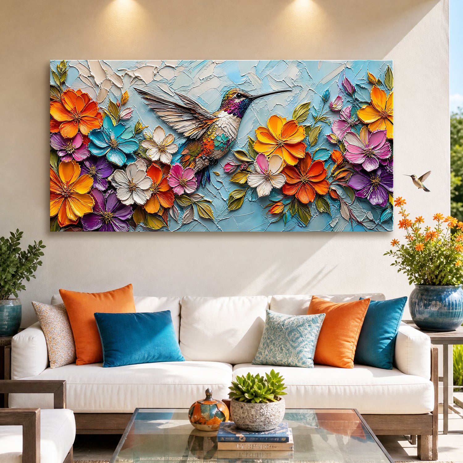 Radiant Garden Songbird