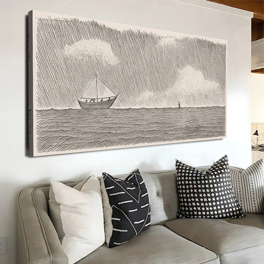 Jesus Walking On Water Faith Wall Art II