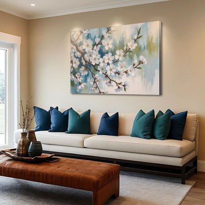 Pastel Plum Blossoms Wall Art