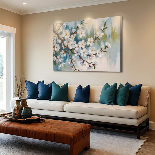 Pastel Plum Blossoms Wall Art