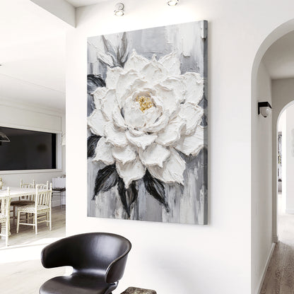 Black and White Floral Wall Art