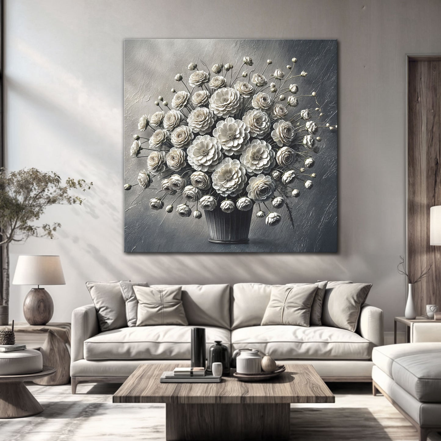 Flower Texture Wall Art