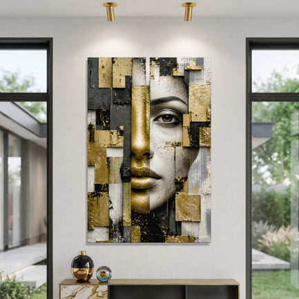 Abstract Geometric Portrait
