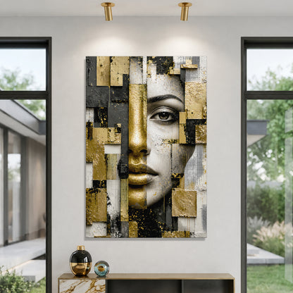 Abstract Geometric Portrait