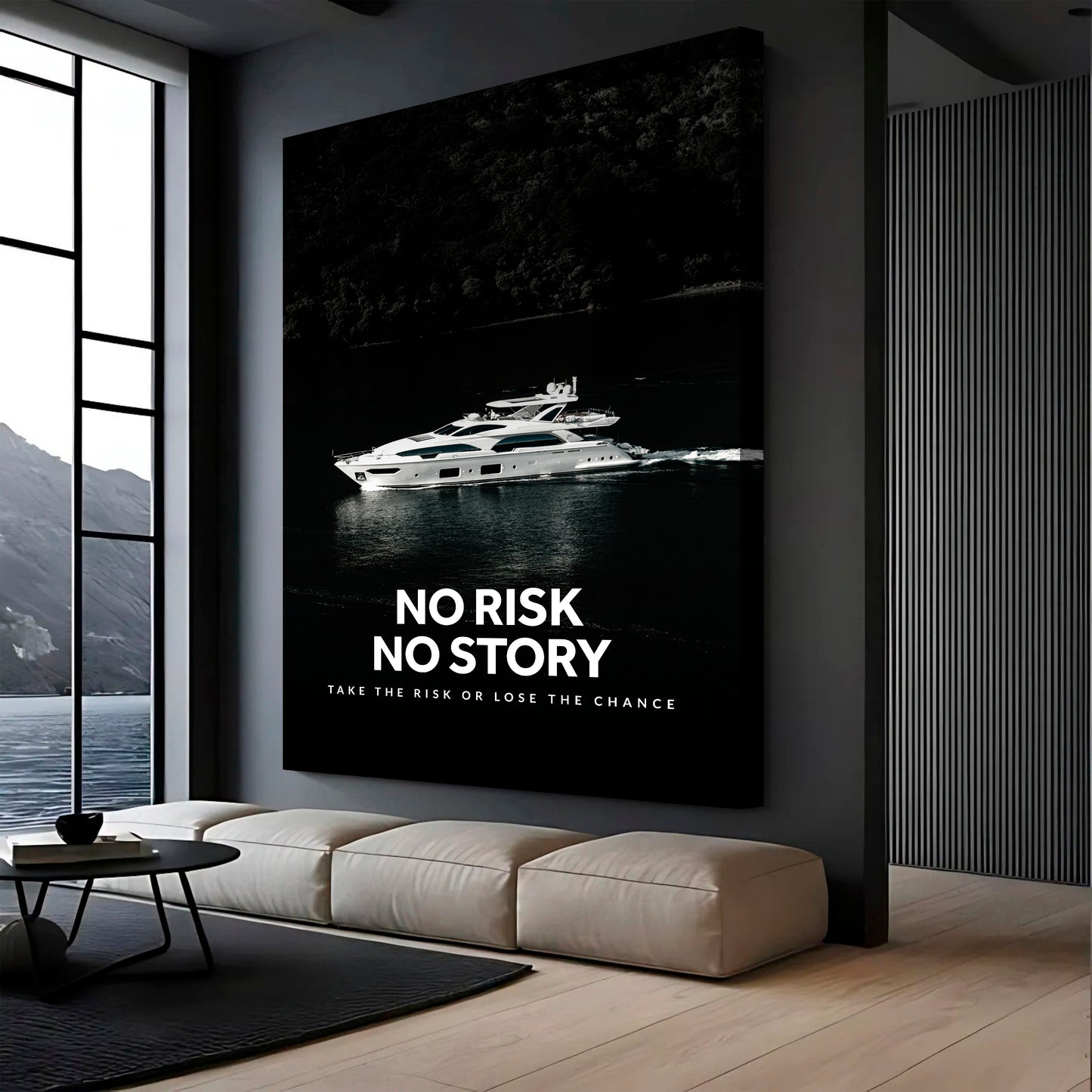 No Risk No Story Wall Sign