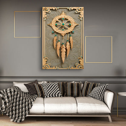 3D Whispering Feathers Wall Art II