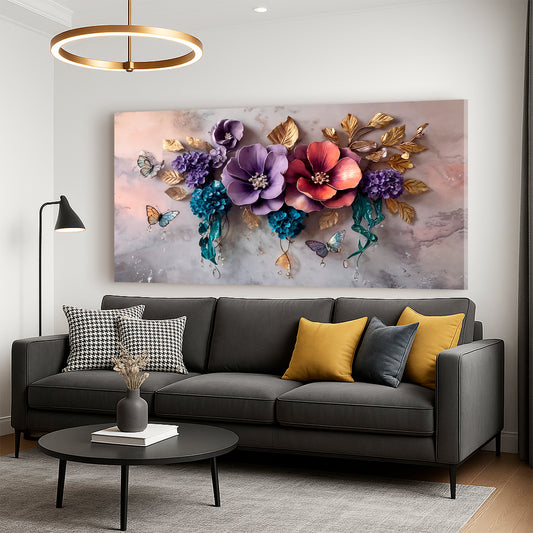 Floral Symphony Wall Art