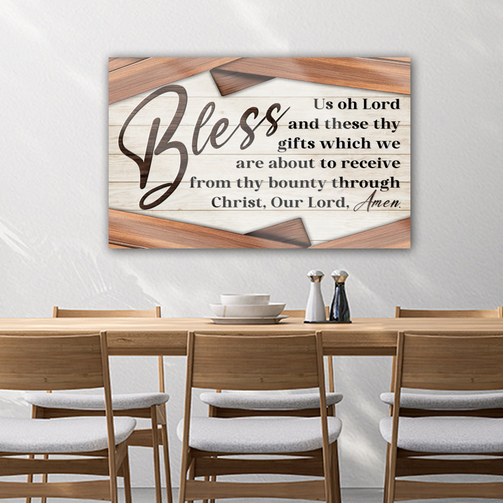 Bless Us Oh Lord Faith Sign