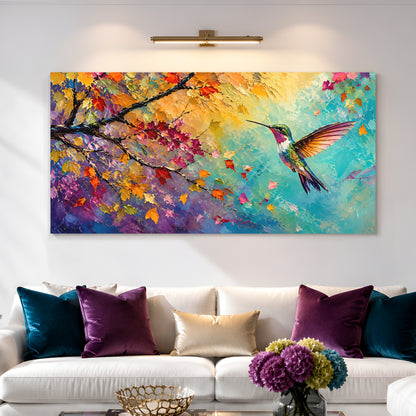 Autumn Hummingbird Bliss