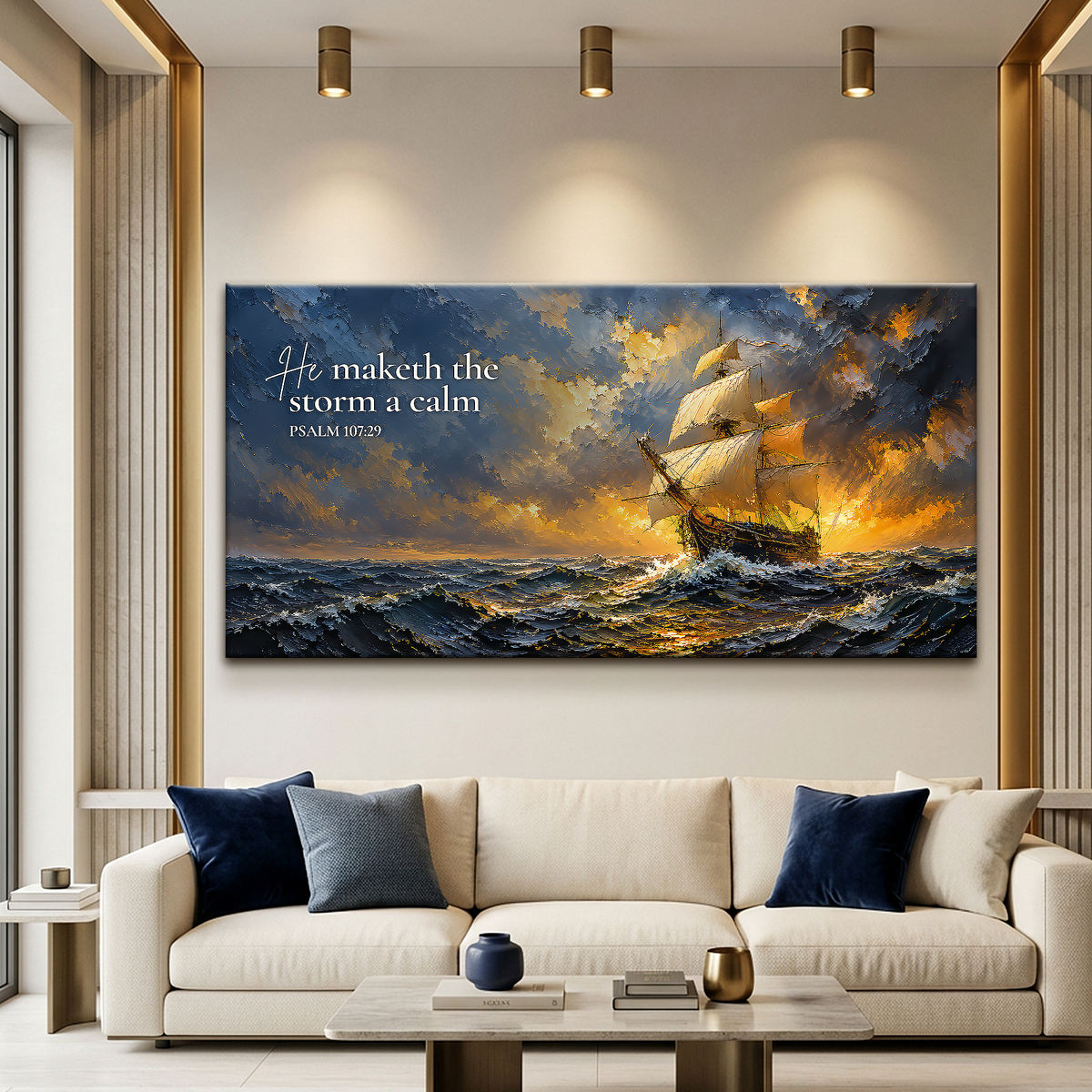 He Maketh the Storm Calm - Psalm 107:29
