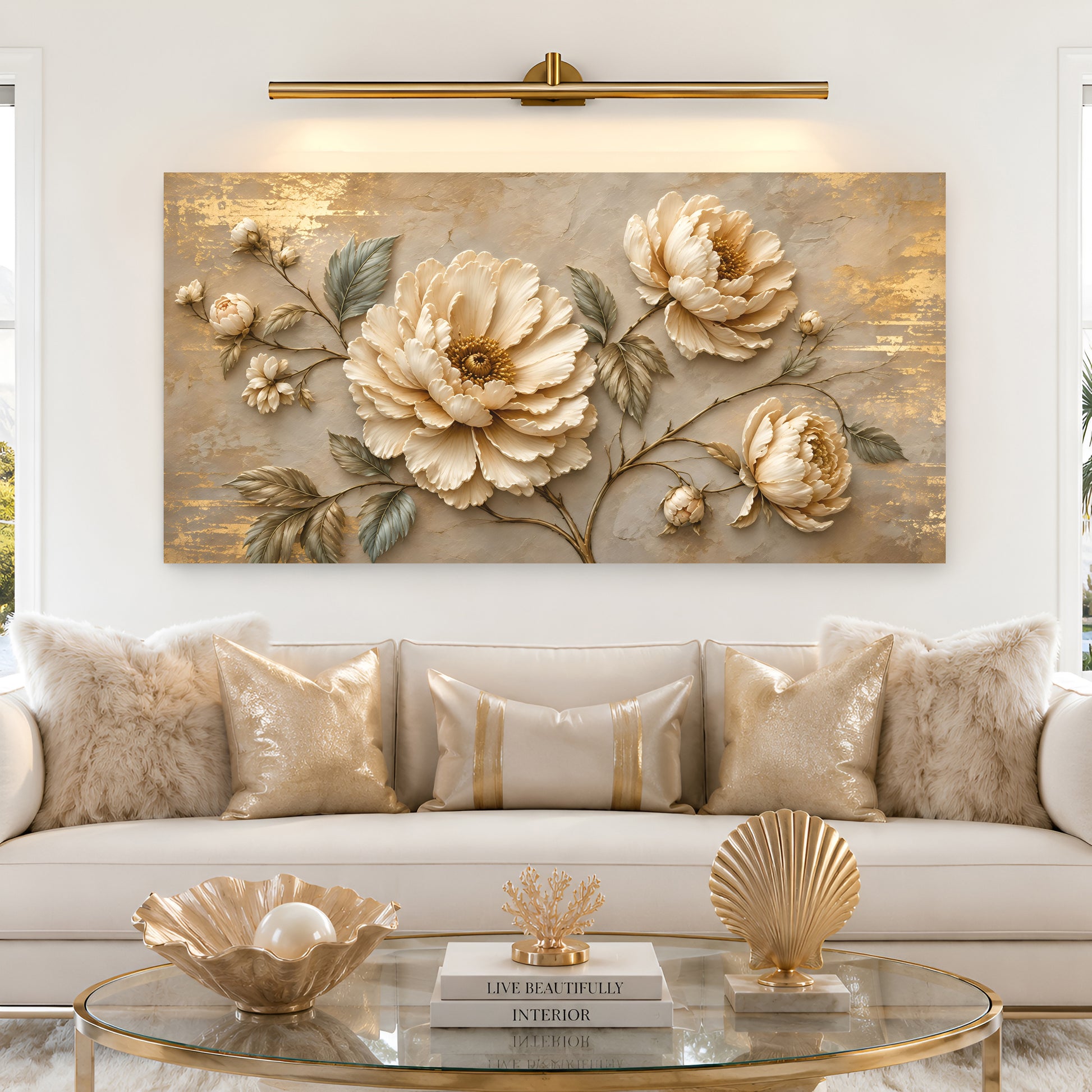 Gilded Peony