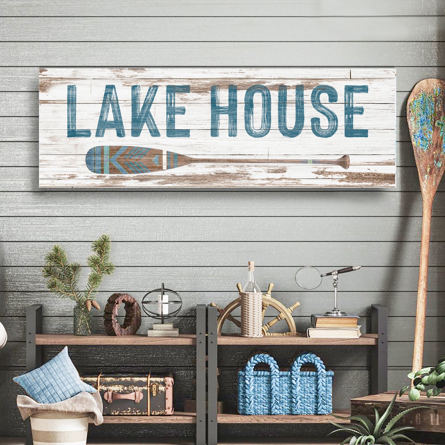 Lake House Coastal Sign II