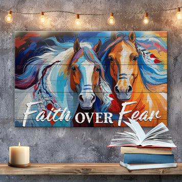 Faith Over Fear Faith Sign IV