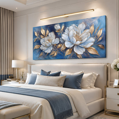 Royal Blue Peony Elegance
