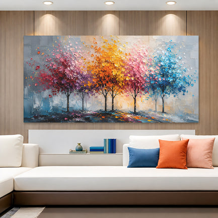 Ethereal Harmony Forest Wall Art