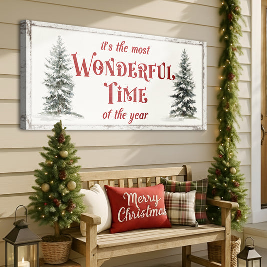 It's The Most Wonderful Time Of The Year Christmas Wall Art II