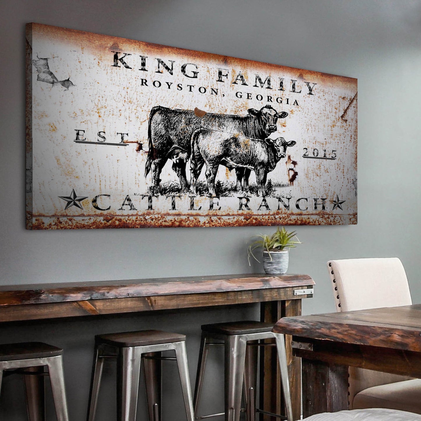 Cattle Ranch Sign II (Free Shipping)