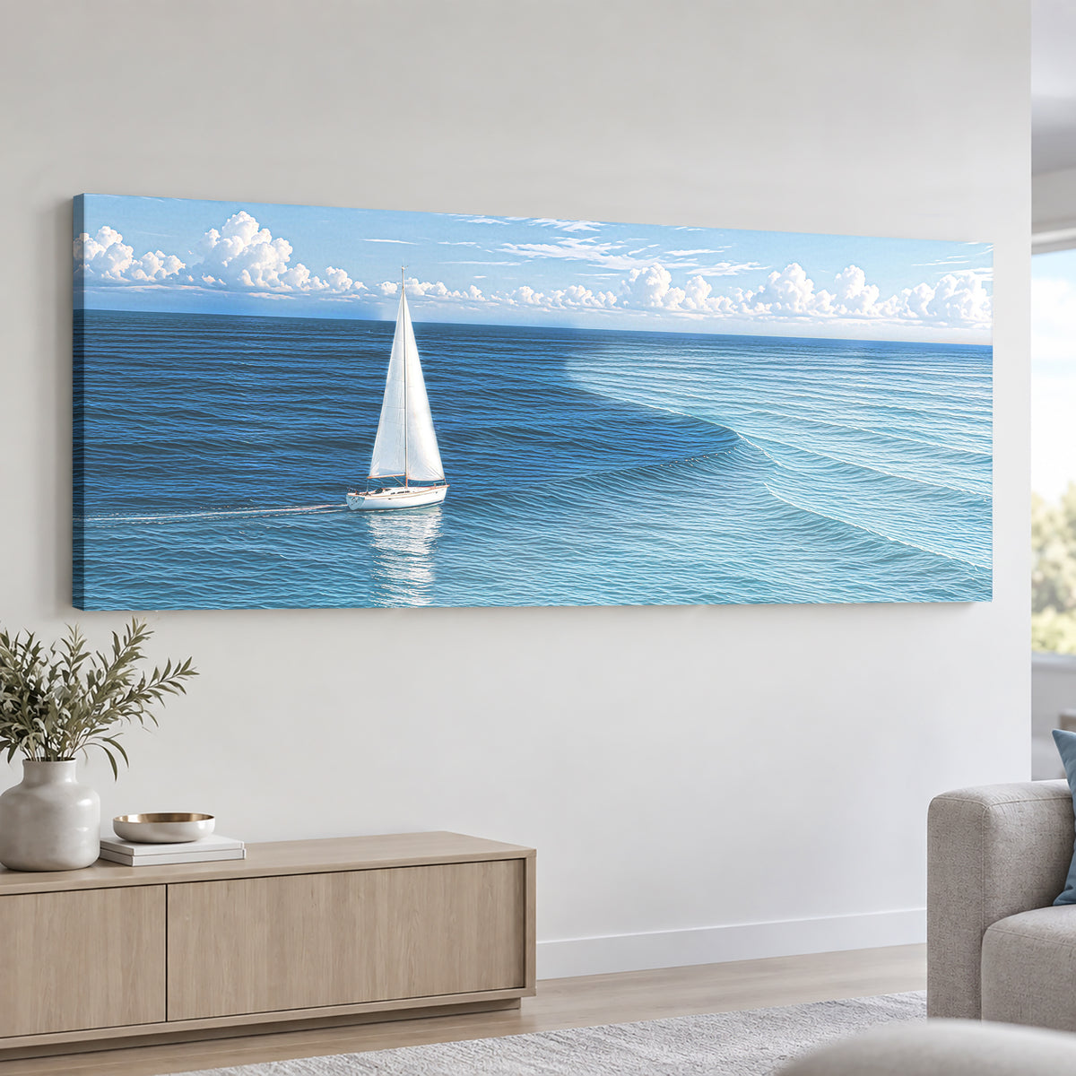 White Sailboat