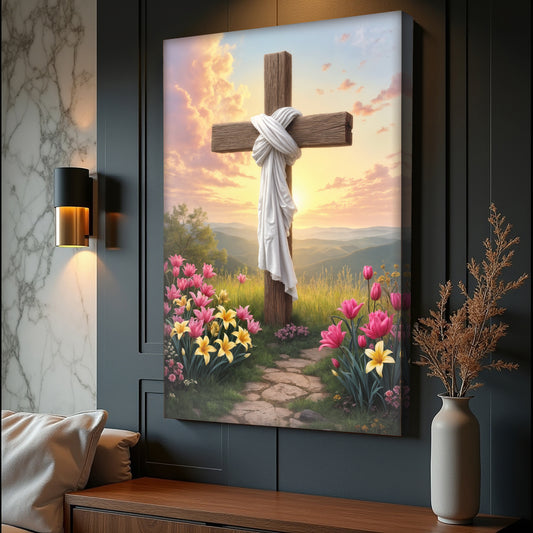 Minimalist Cross Faith Wall Art III