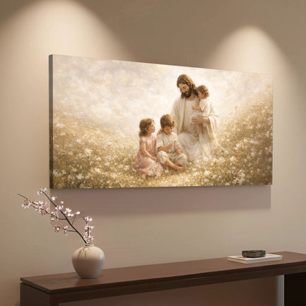 Christ Among the Little Ones Faith Wall Art