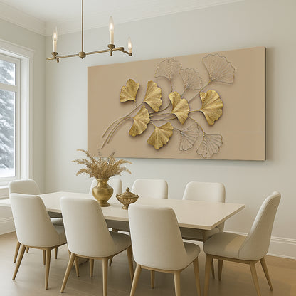 Golden Botanical Wall Art