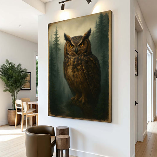 Watcher Of The Woods Owl Wall Art