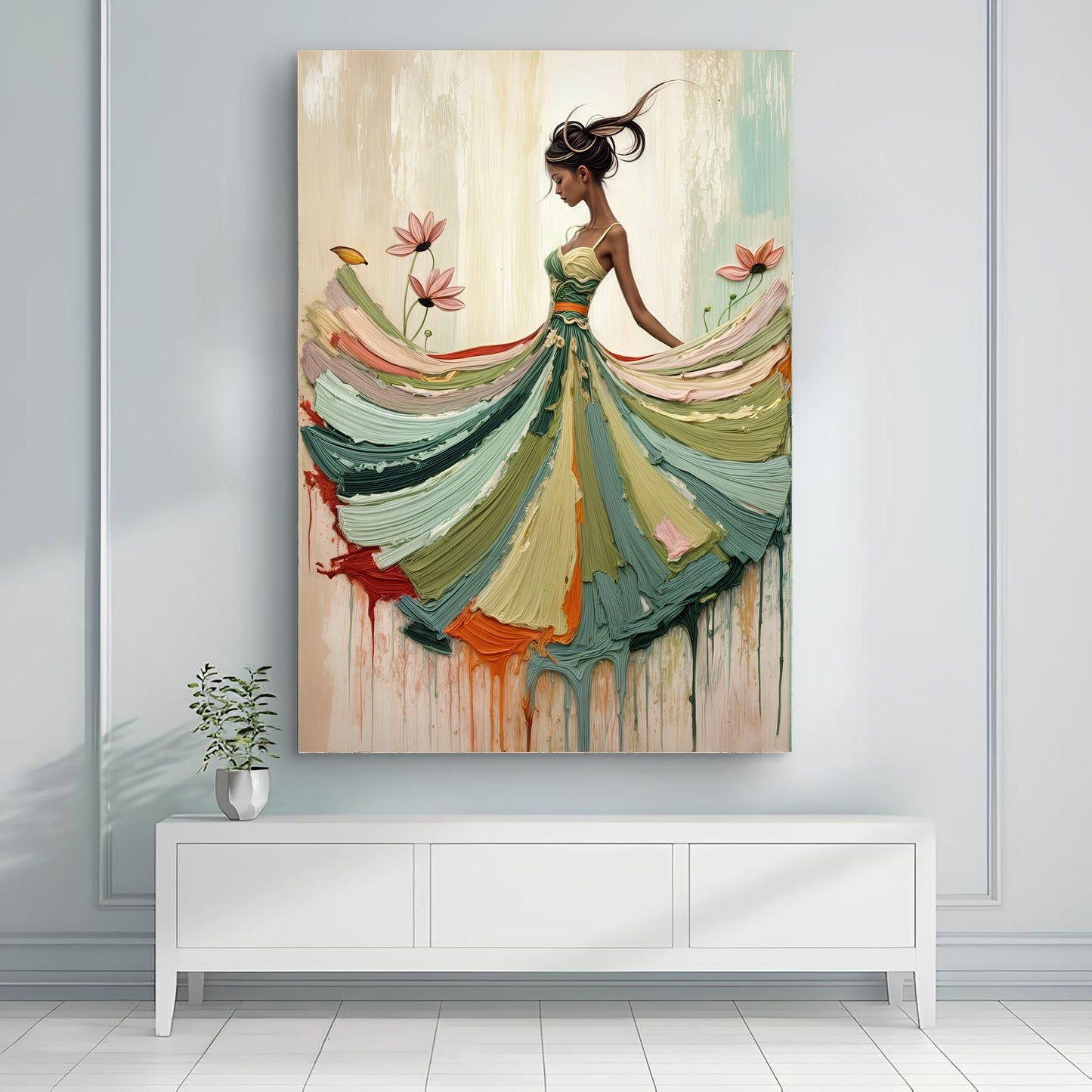 Blooming Modern Abstract Wall Art