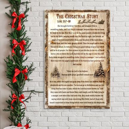 The Christmas Story Sign II - Image by Tailored Canvases