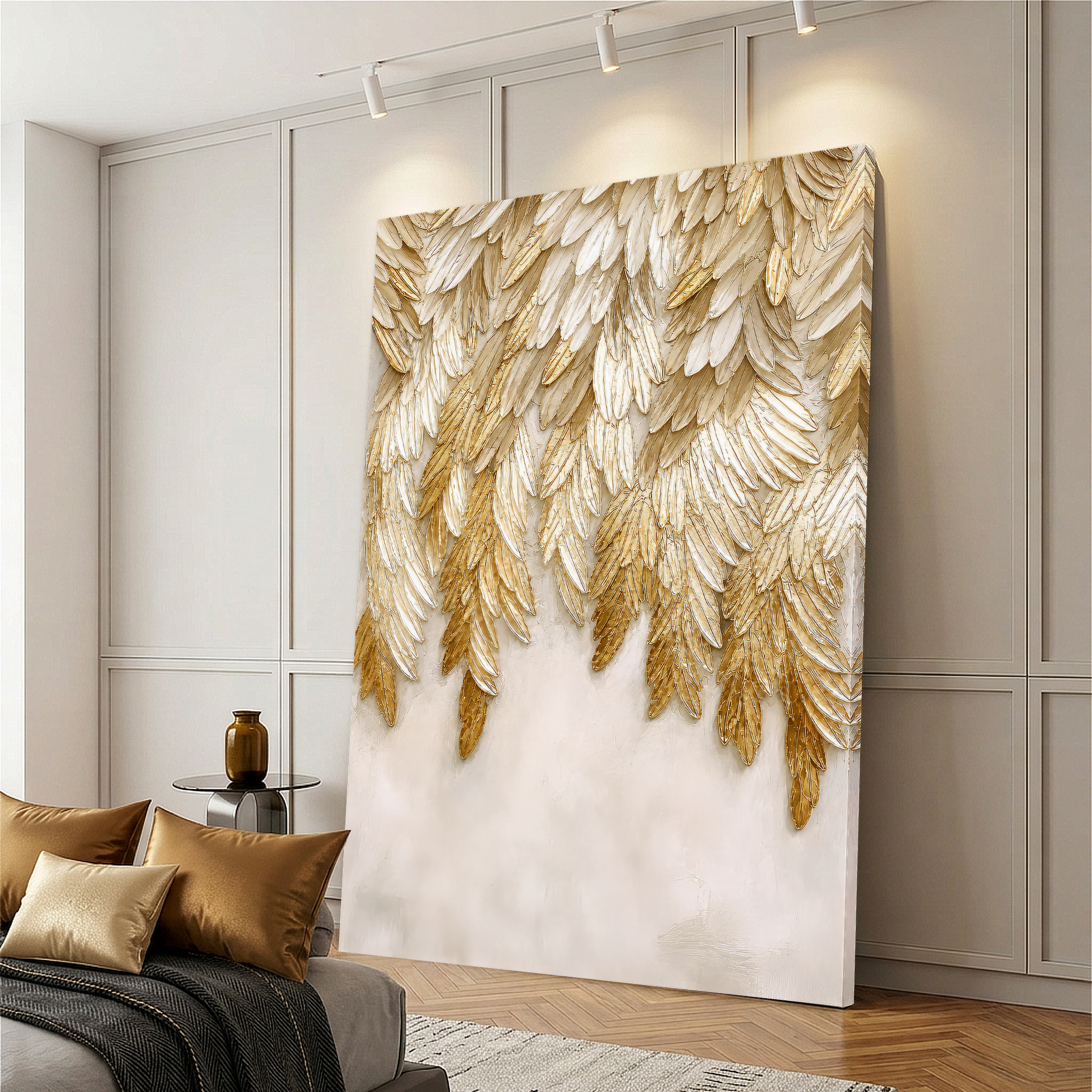Gilded Feather Cascade