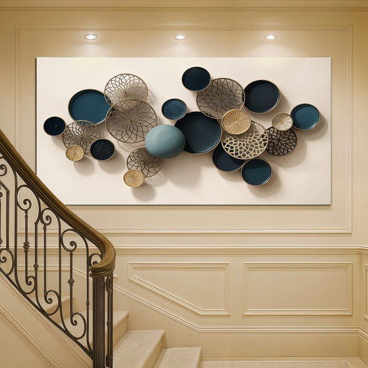 Lotus Leaf Abstract Wall Art