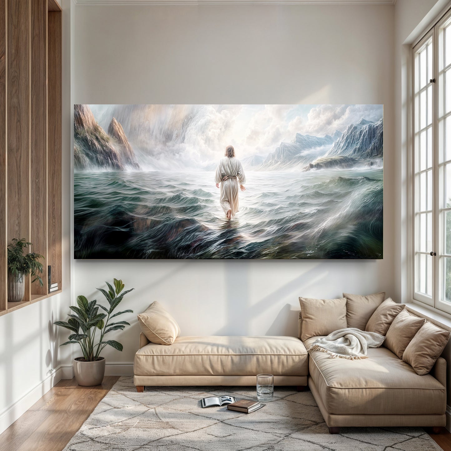 Walking on Water - Faith Wall Art VII