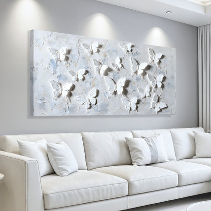 Porcelain Butterflies Abstract Wall Art