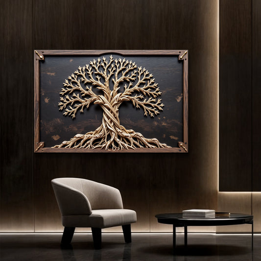 3D Celtic Tree of Life Wall Art III