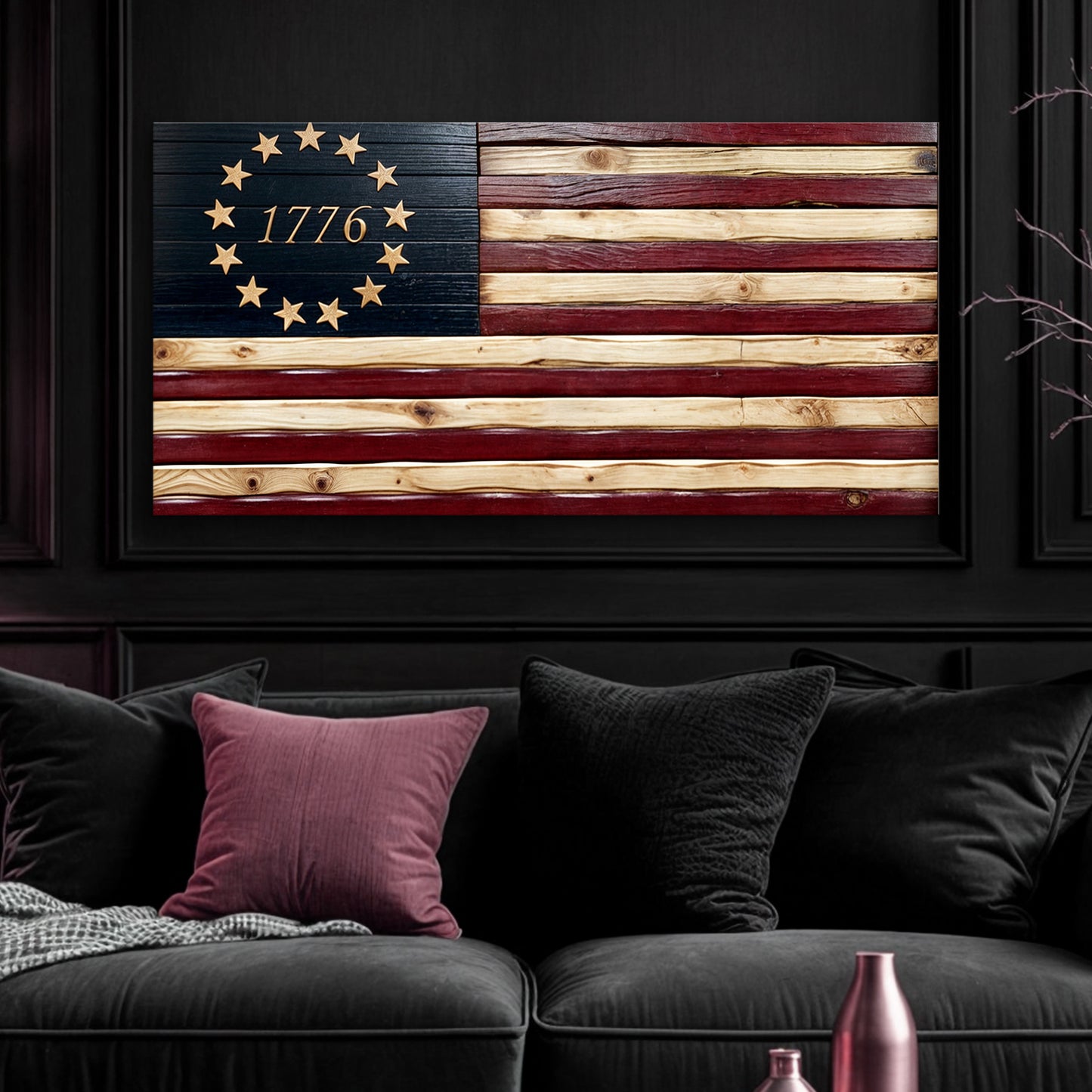 1776 American Flag Wall Art