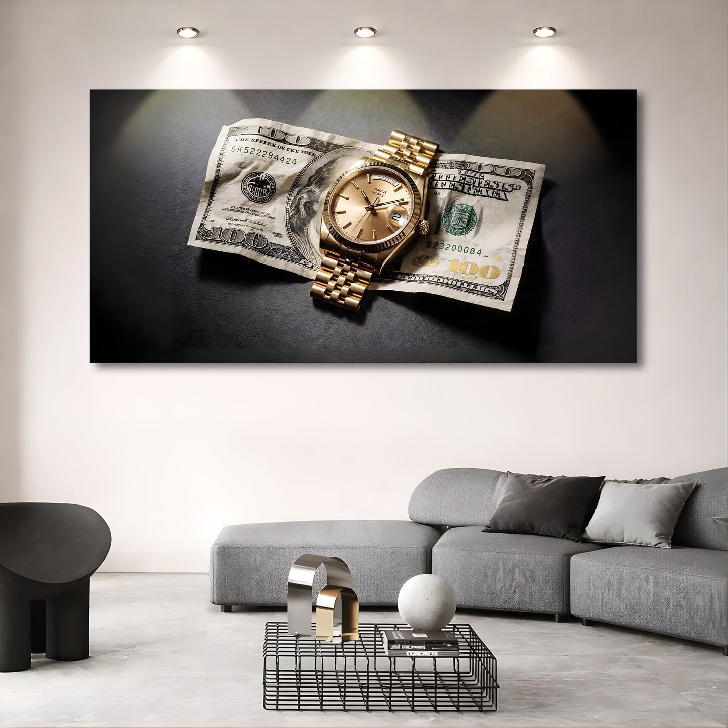 Time Is Money Wall Art