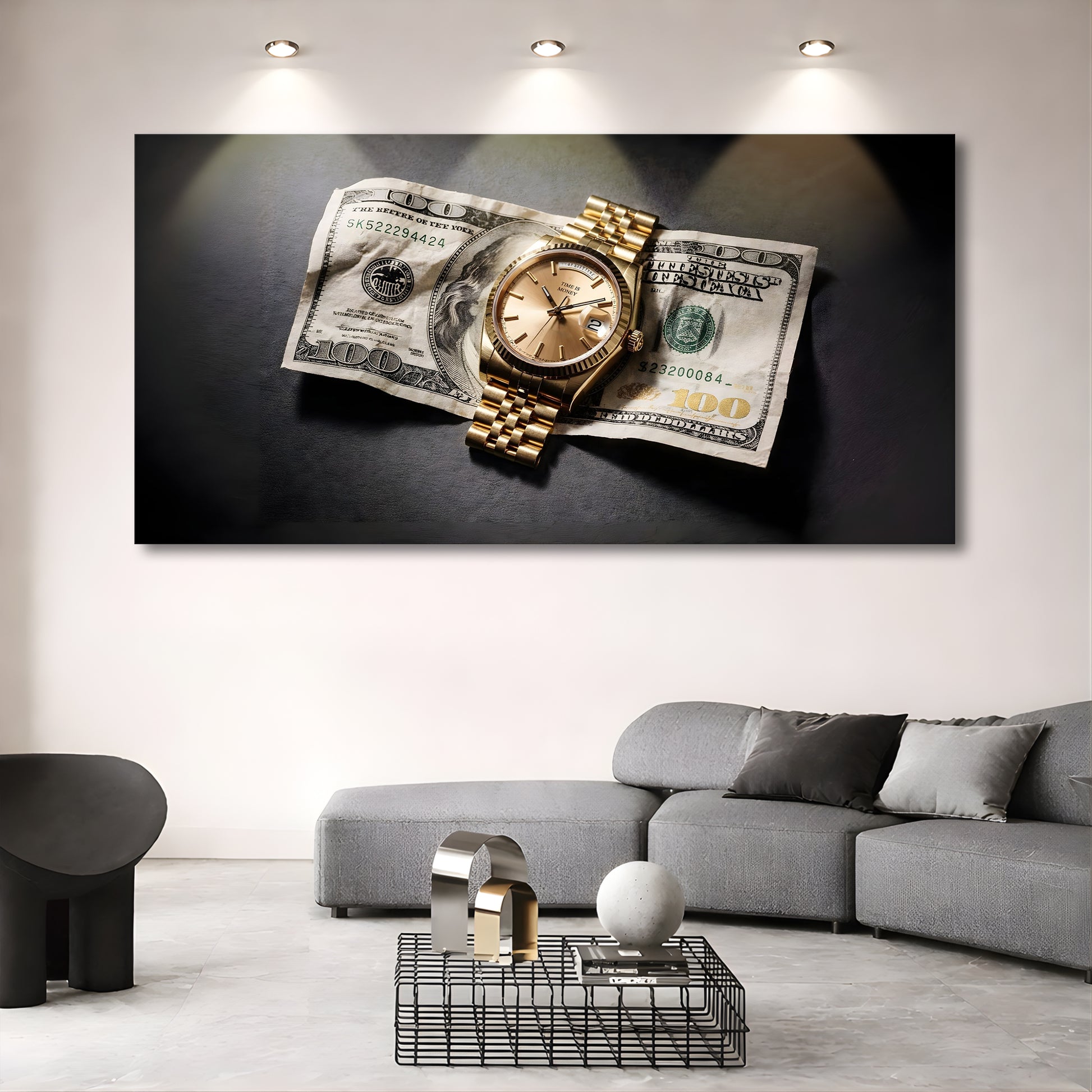 Time Is Money Wall Art