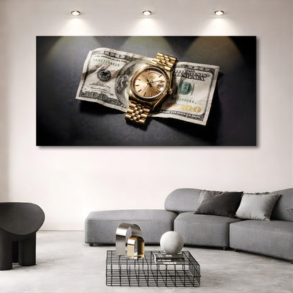 Time Is Money Wall Art