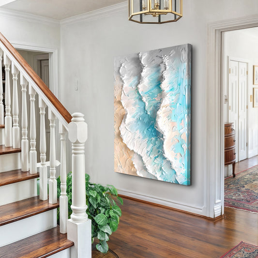 Blue Ocean Coastal Wall Art IV