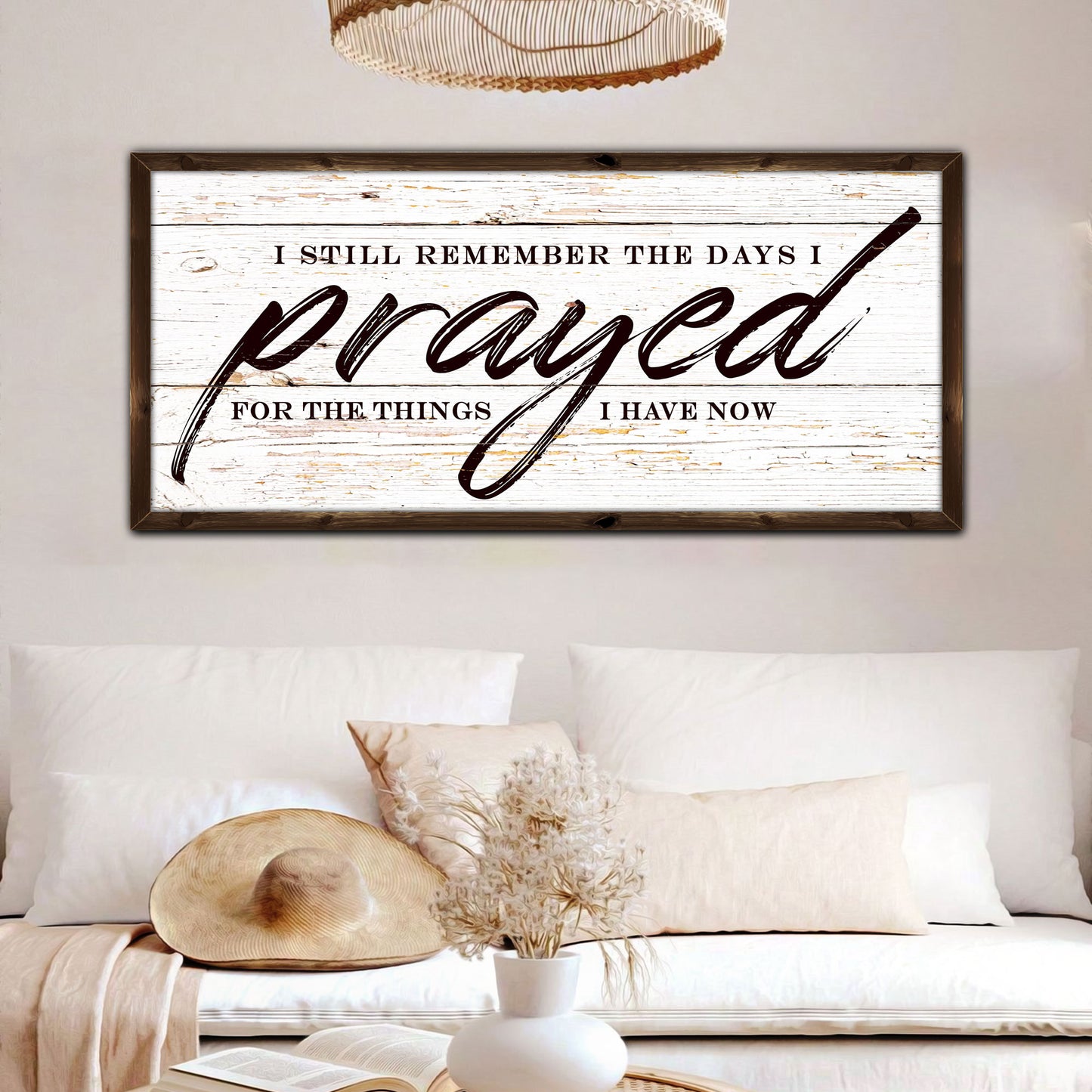 I Still Remember The Days I Prayed Faith Sign II