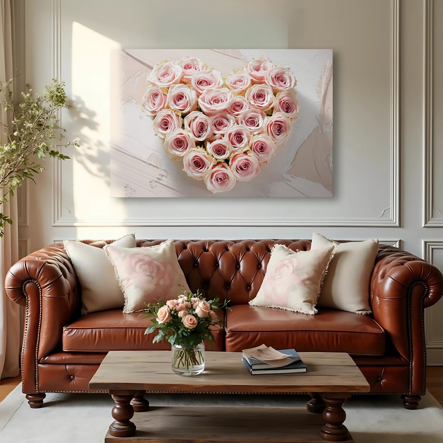 Floral Heart Wall Art IV