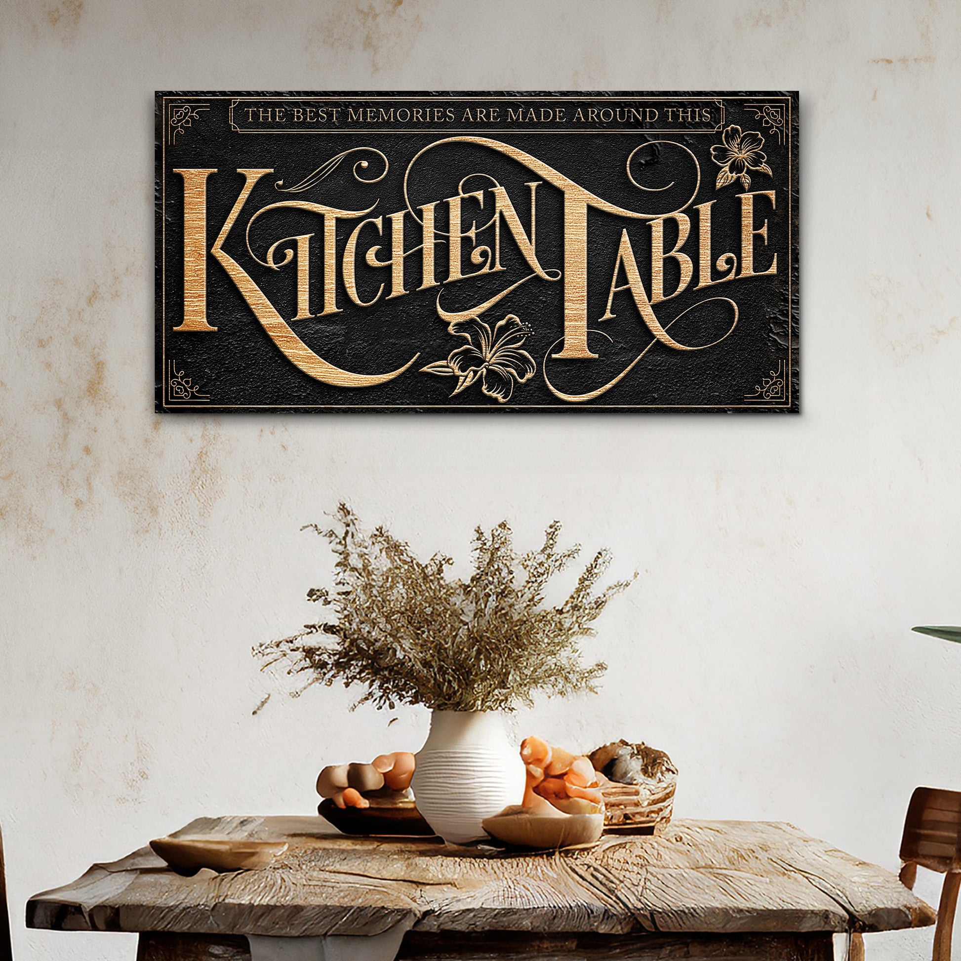 Kitchen Table Sign  - Image by Tailored Canvases