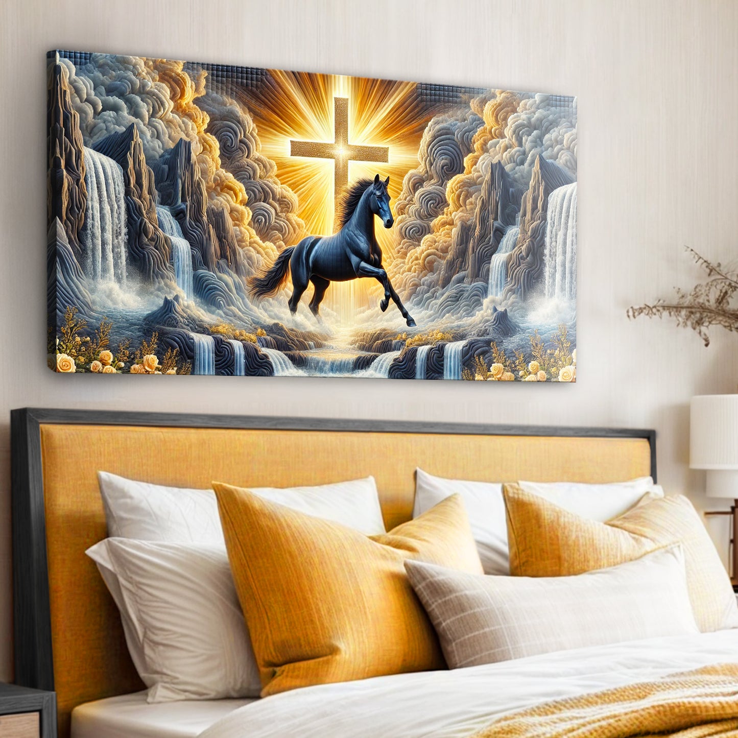 3D Horse Faith Wall Art III