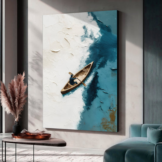 Drifting Between Currents Wall Art
