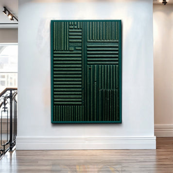 Green Abstract Patterns Wall Art