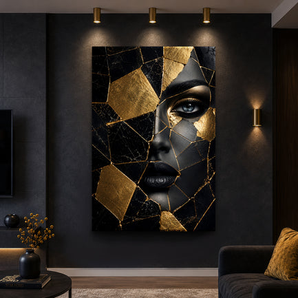Golden Mosaic Beauty